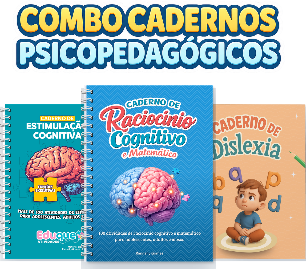 Combo Cadernos Psicopedagógicos